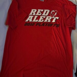 NJ Devils Red Alert 2012 Playoffs T-Shirt